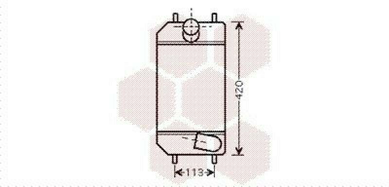 VAN WEZEL Ladeluftkühler