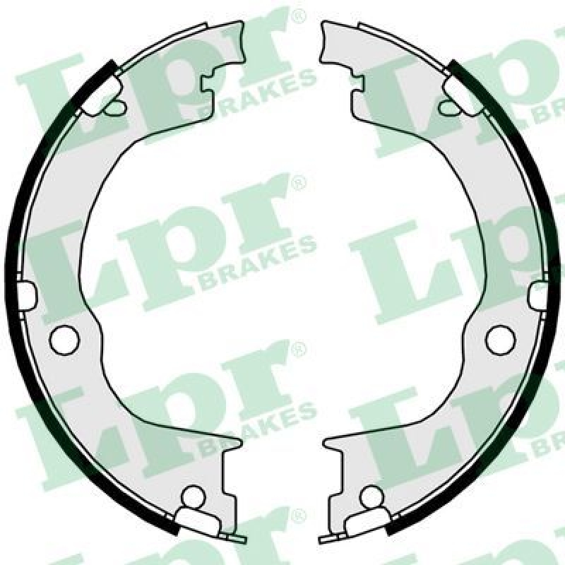 LPR Brake Shoe Set, parking brake