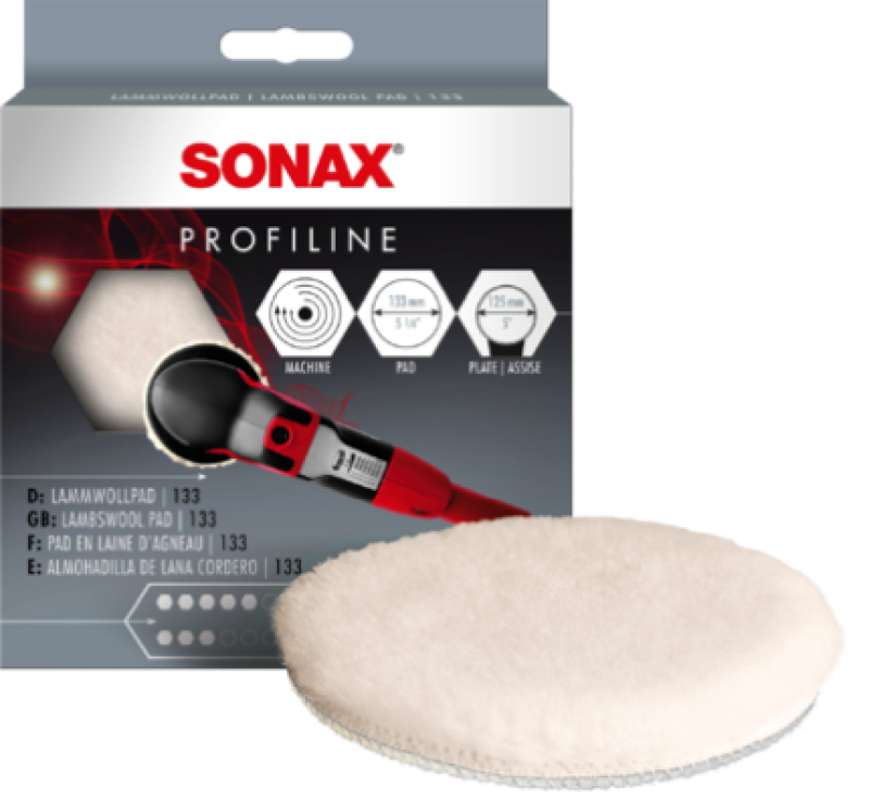 SONAX Aufsatz, Poliermaschine LammfellPad 130