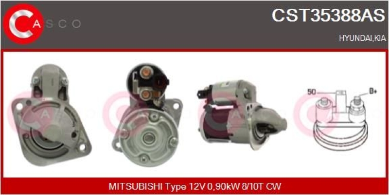 CASCO Starter Brand New HQ