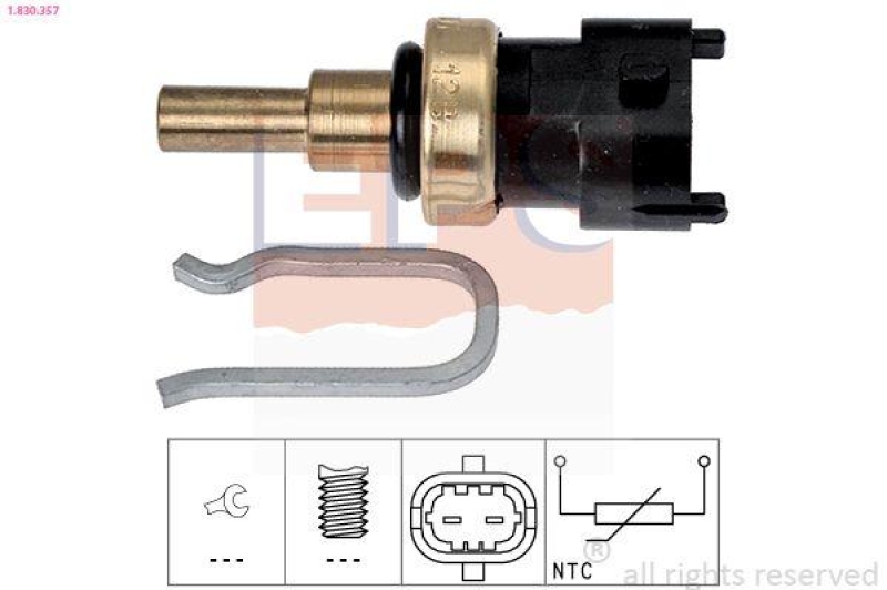 EPS Sensor, Kühlmitteltemperatur Made in Italy - OE Equivalent