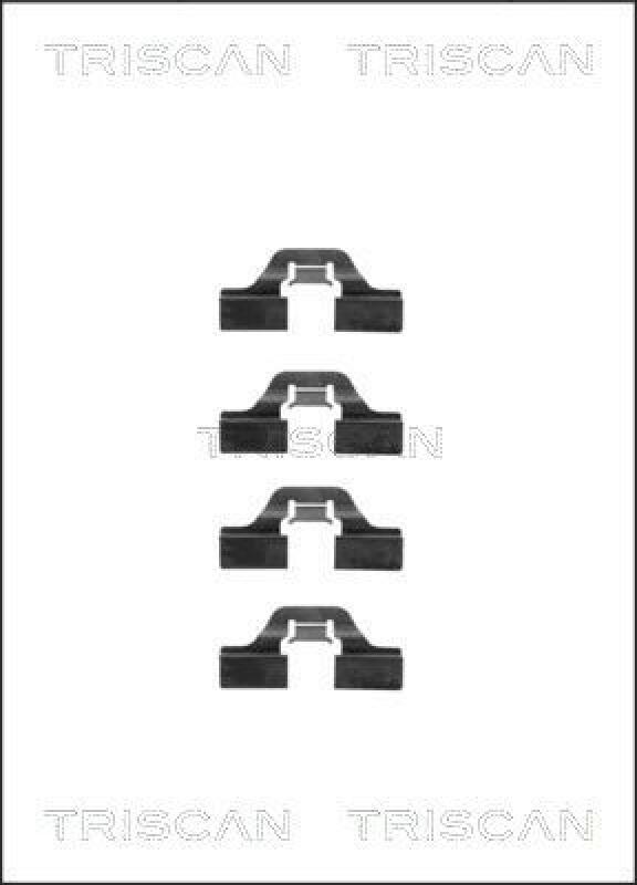 TRISCAN Accessory Kit, disc brake pad