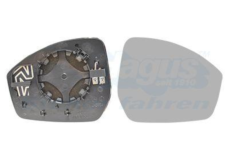 VAN WEZEL Spiegelglas, Au&szlig;enspiegel * HAGUS * 261838