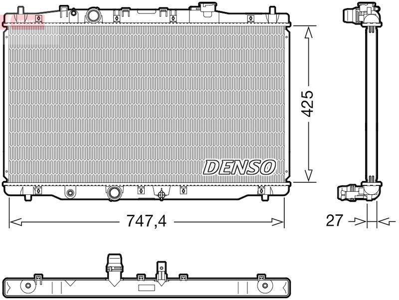 DENSO Radiator, engine cooling