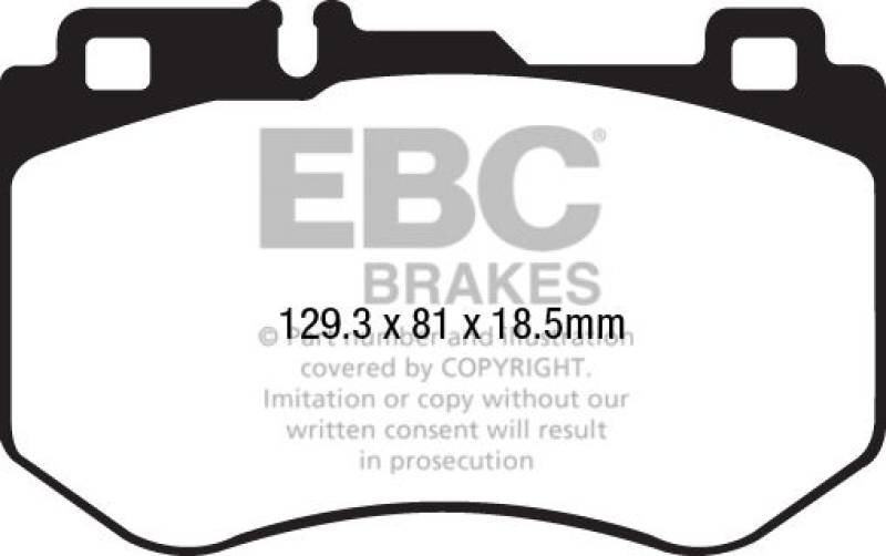 EBC Brakes Brake Pad Set, disc brake