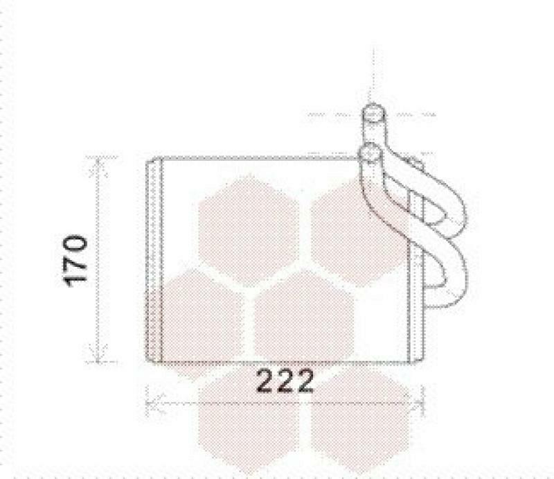 VAN WEZEL Wärmetauscher, Innenraumheizung