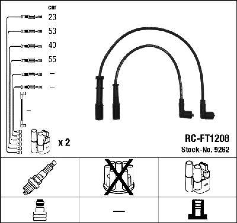 NGK Ignition Cable Kit