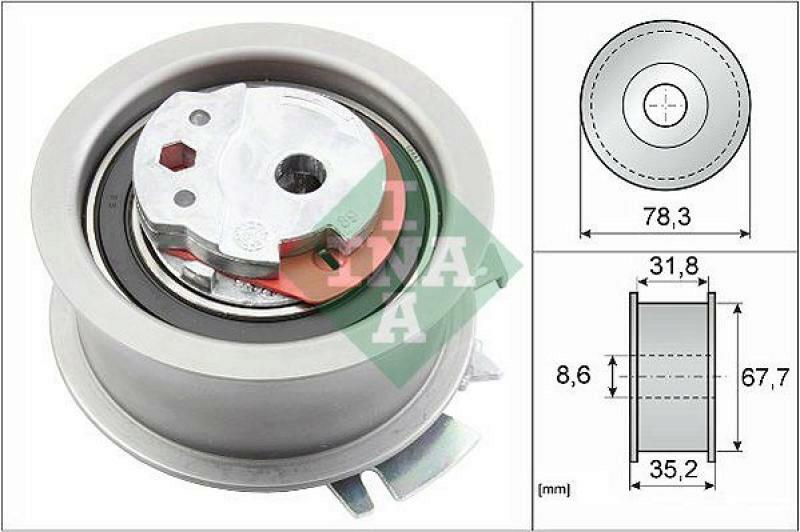INA Tensioner Pulley, timing belt