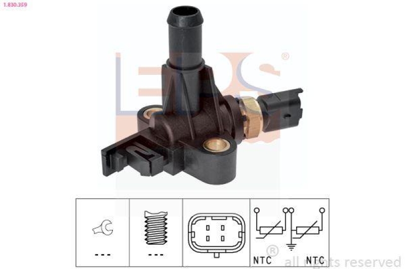 EPS Sensor, Kühlmitteltemperatur Made in Italy - OE Equivalent