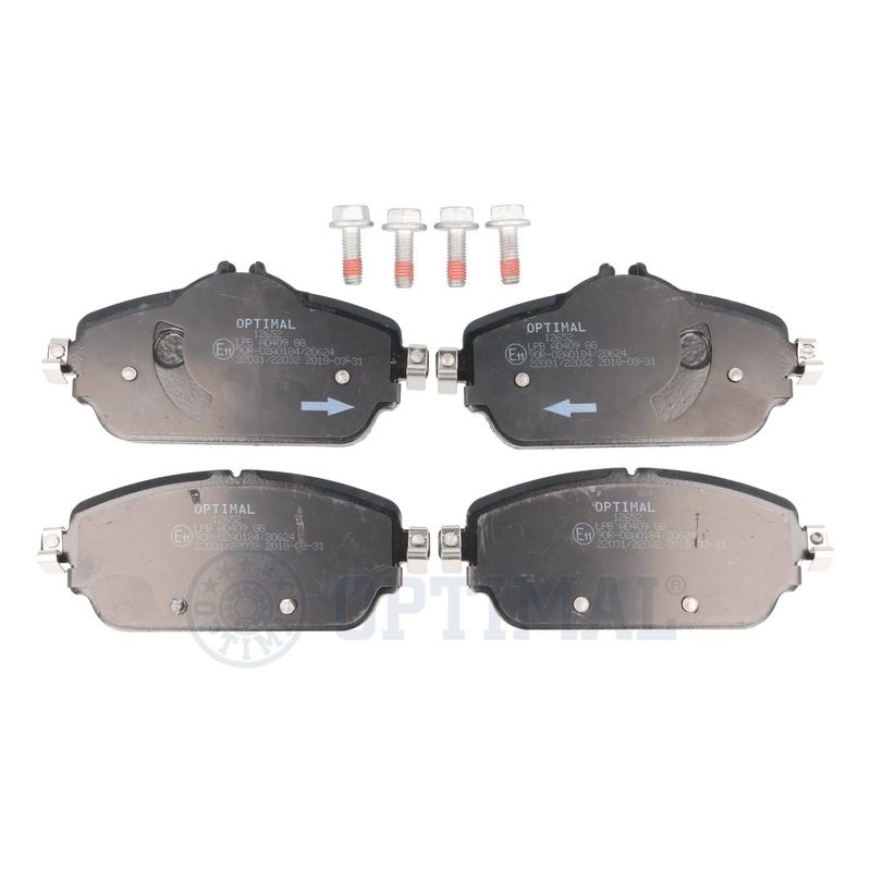 OPTIMAL Brake Pad Set, disc brake