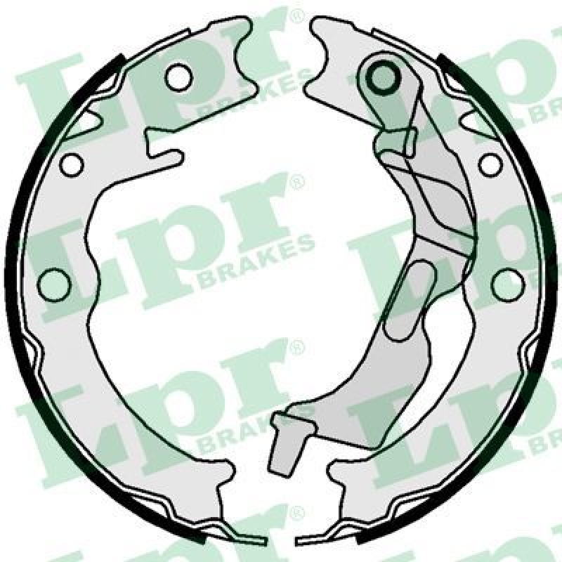 LPR Brake Shoe Set, parking brake