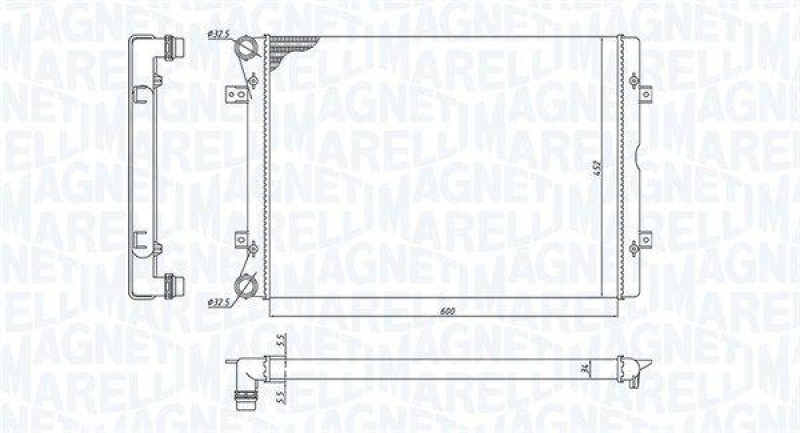 MAGNETI MARELLI Kühler, Motorkühlung
