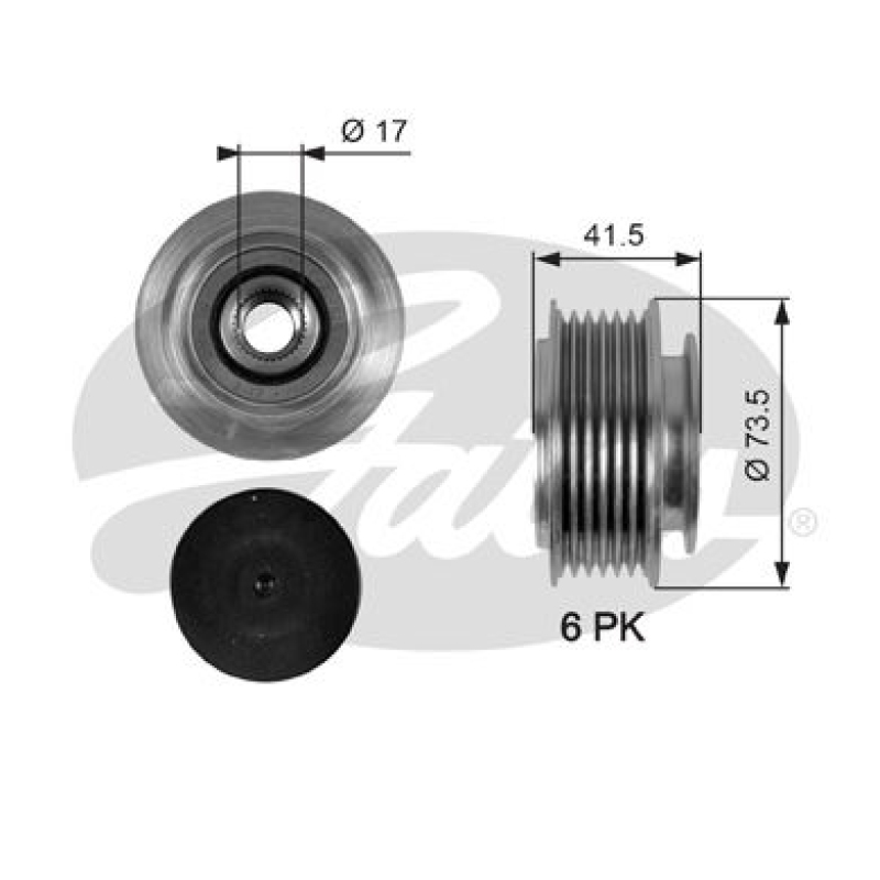 GATES Generatorfreilauf DriveAlign®