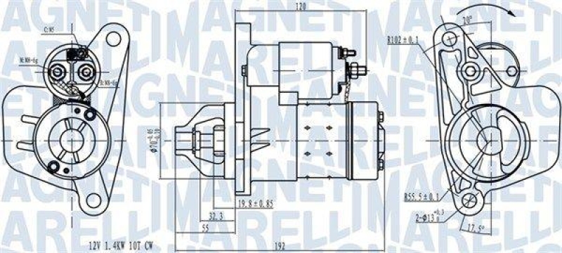 MAGNETI MARELLI Starter 63721418010