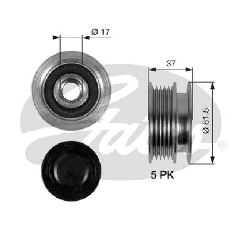 GATES Generatorfreilauf DriveAlign®