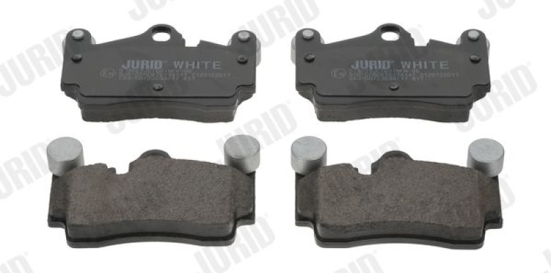 JURID Brake Pad Set, disc brake Jurid White Low Dust