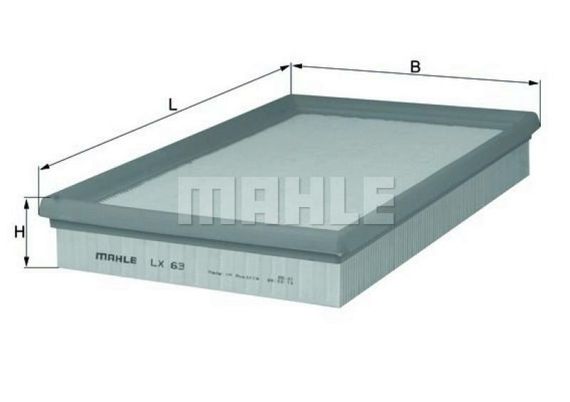 MAHLE ORIGINAL Luftfilter