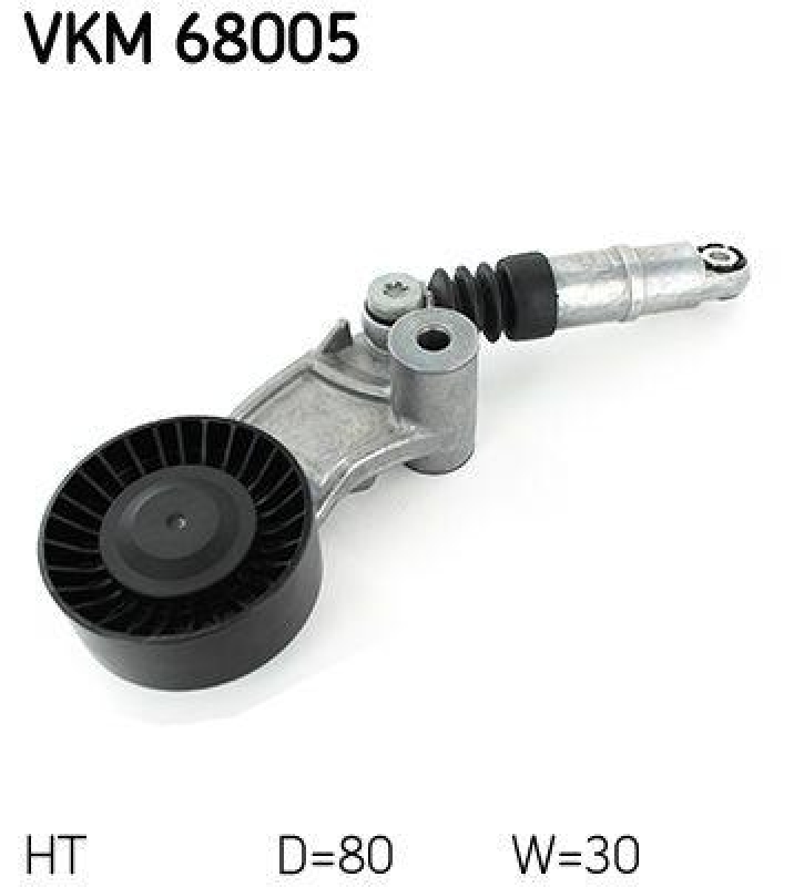 SKF Tensioner Pulley, V-ribbed belt