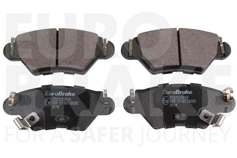 EUROBRAKE Bremsbelagsatz, Scheibenbremse 5502223619