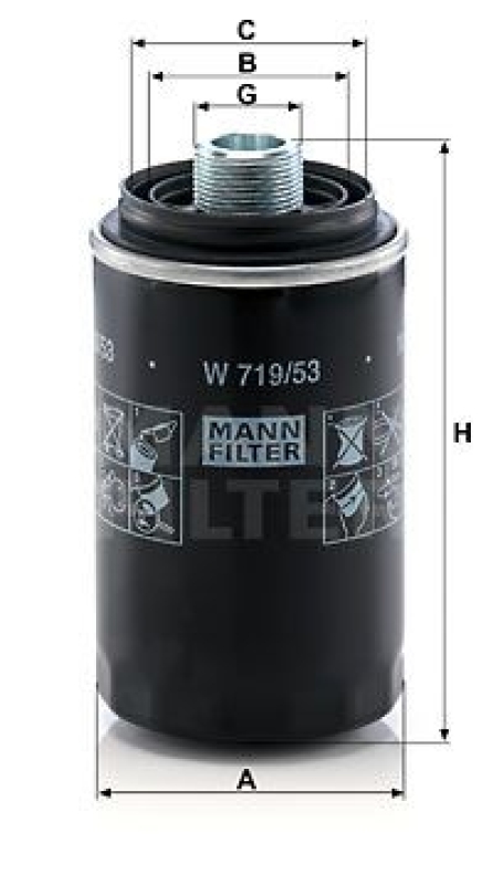 MANN-FILTER Ölfilter
