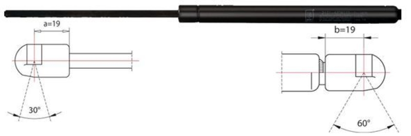 METZGER Gas Spring, boot-/cargo area