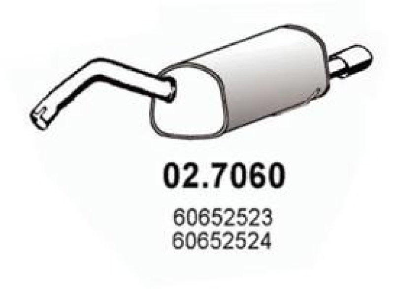 ASSO Rear Muffler