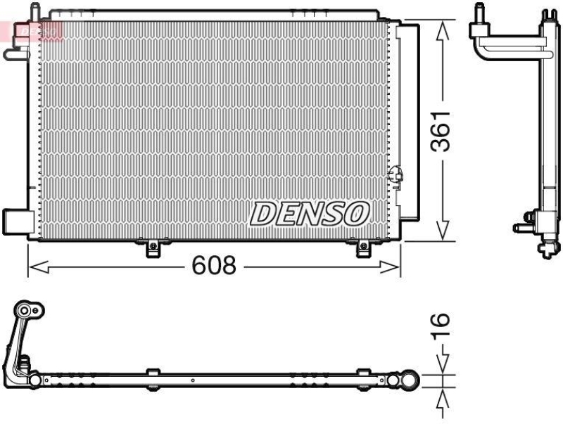 DENSO Condenser, air conditioning