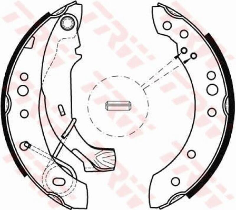 TRW Bremsbackensatz GS8467