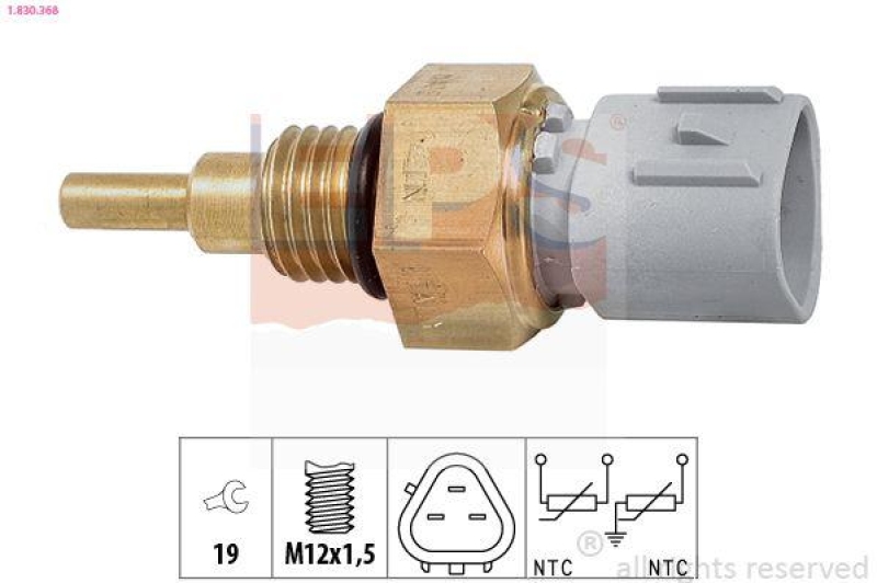EPS Sensor, Kühlmitteltemperatur Made in Italy - OE Equivalent