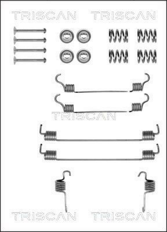 TRISCAN Accessory Kit, brake shoes