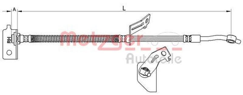 METZGER Bremsschlauch