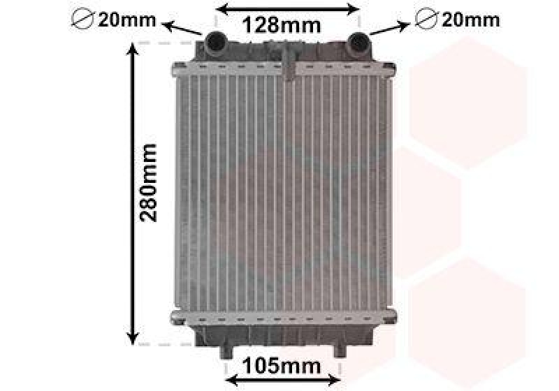 VAN WEZEL K&uuml;hler, Motork&uuml;hlung 3002415