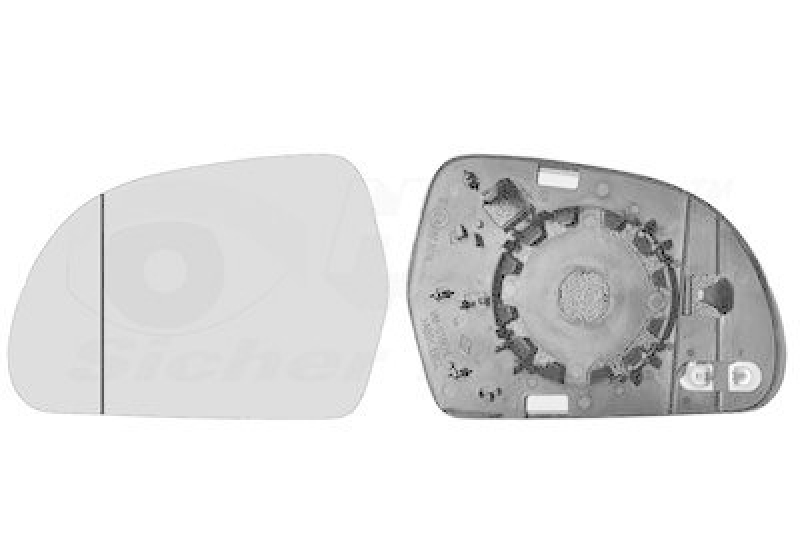 VAN WEZEL Mirror Glass, outside mirror * HAGUS *