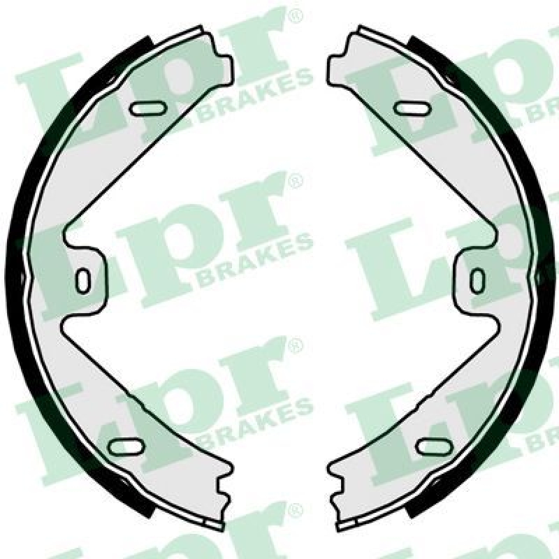 LPR Brake Shoe Set, parking brake