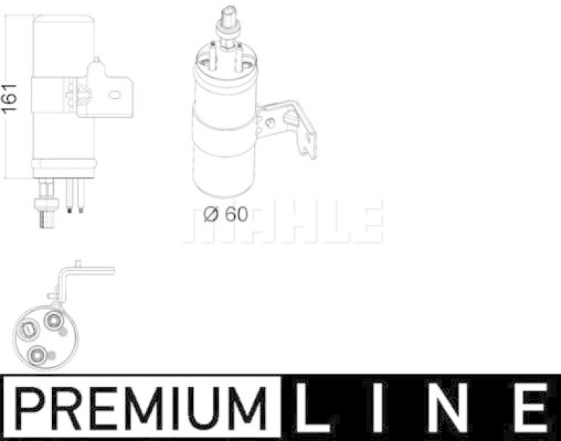 MAHLE Trockner, Klimaanlage BEHR *** PREMIUM LINE ***