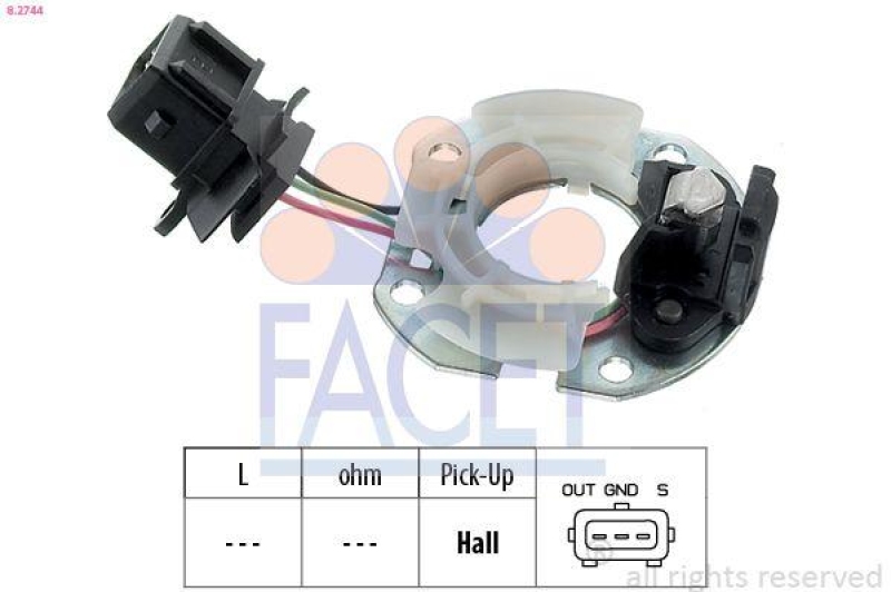 FACET Sensor, Zündimpuls Made in Italy - OE Equivalent