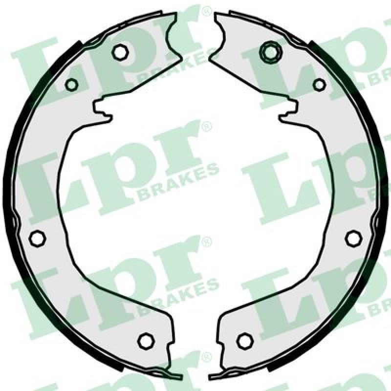 LPR Brake Shoe Set, parking brake