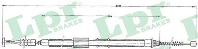 LPR Cable Pull, parking brake