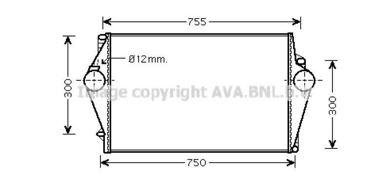 AVA QUALITY COOLING Intercooler, charger