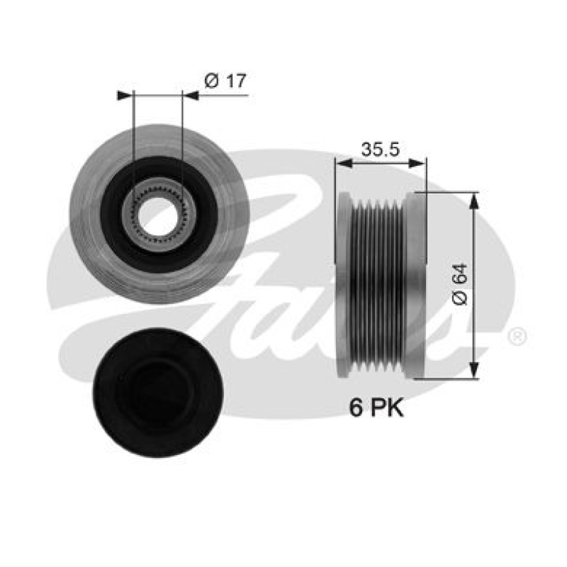 GATES Generatorfreilauf DriveAlign®