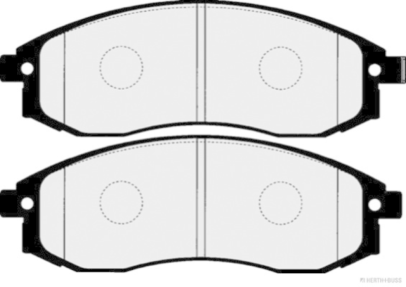 HERTH+BUSS JAKOPARTS Bremsbelagsatz, Scheibenbremse