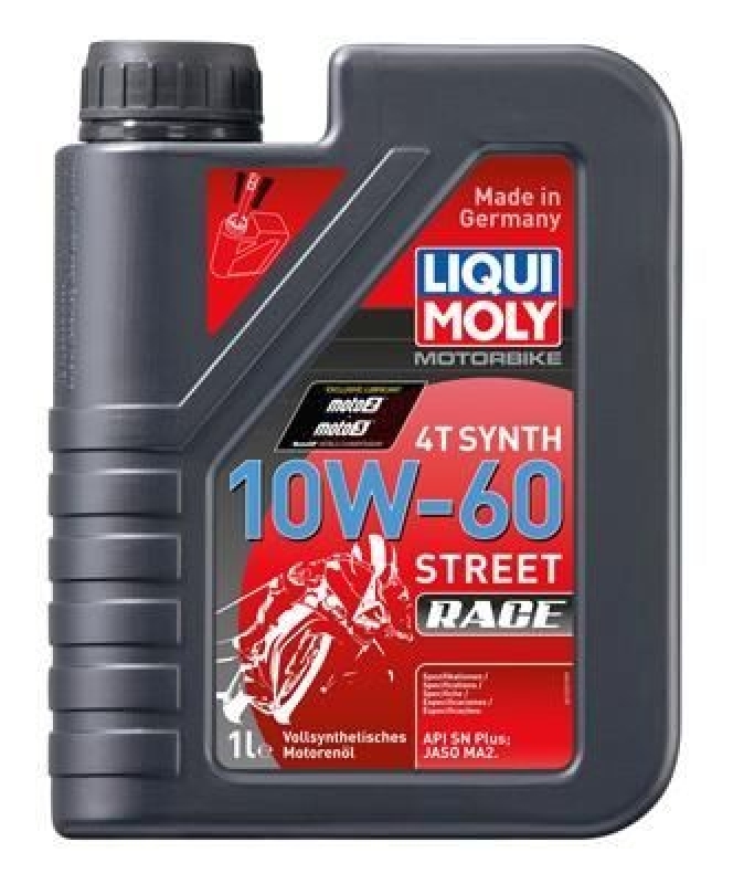 LIQUI MOLY Engine Oil Motorbike 4T Synth 10W-60 Street Race