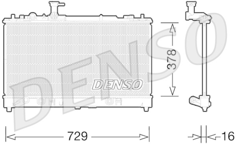 DENSO Kühler, Motorkühlung