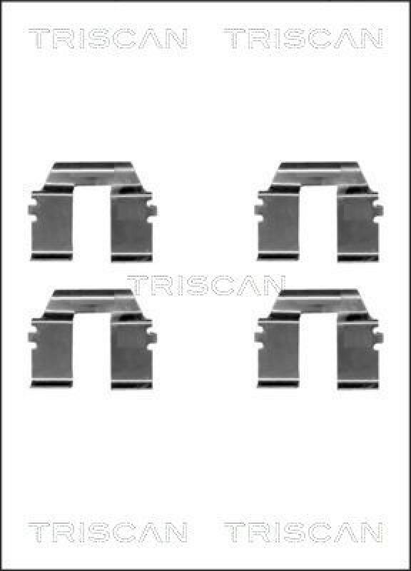TRISCAN Accessory Kit, disc brake pad
