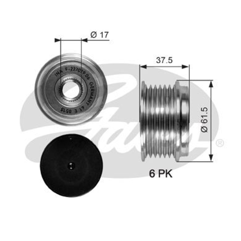 GATES Generatorfreilauf DriveAlign®