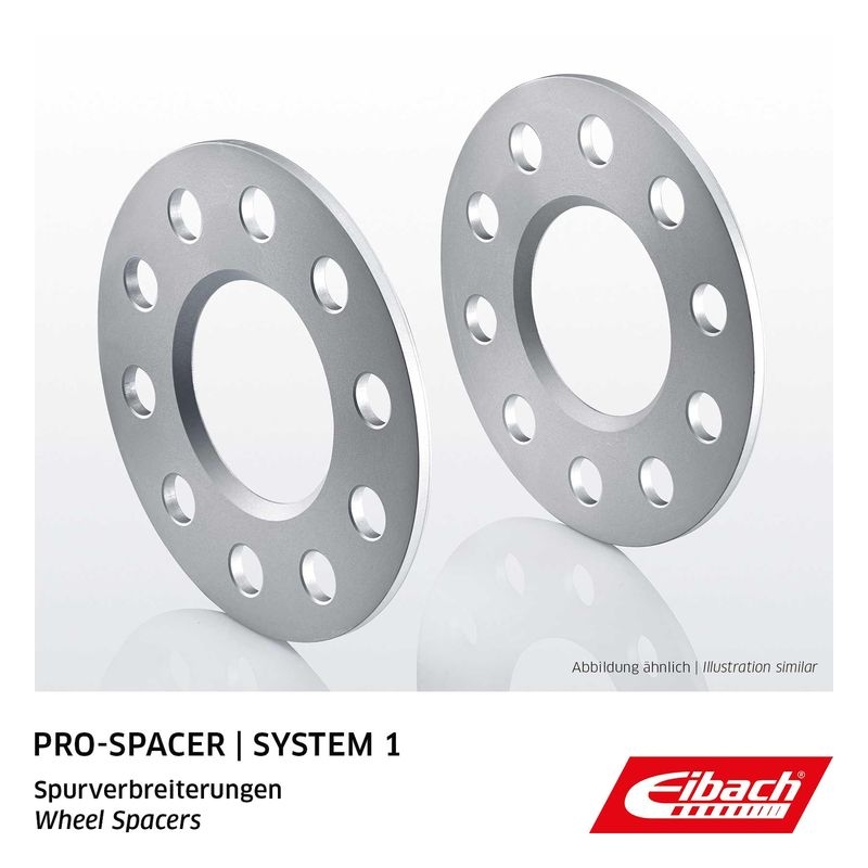 EIBACH Spurplatten Spurverbreiterung Distanzscheibe Ø65 5x108 10mm // 2x5mm S90-1-05-020