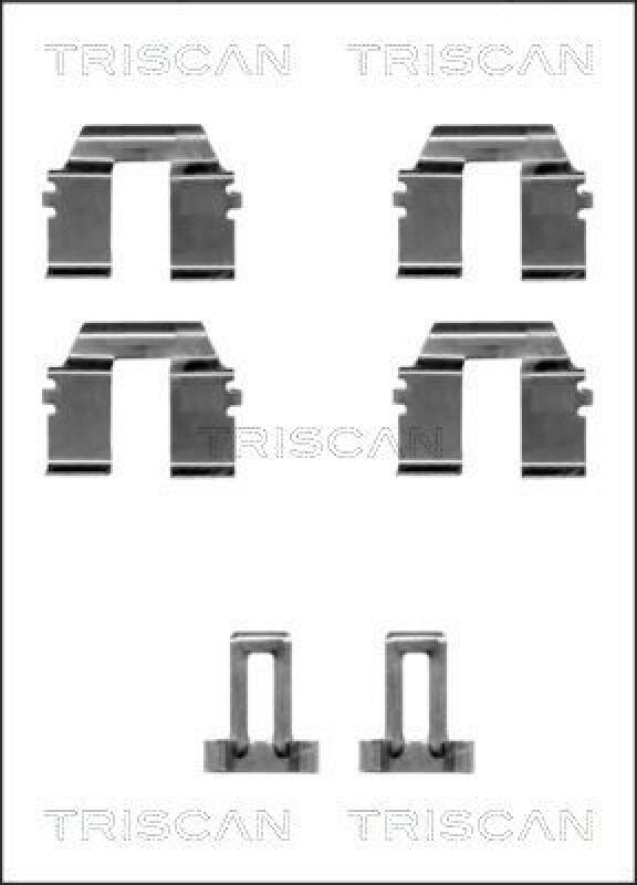 TRISCAN Accessory Kit, disc brake pad