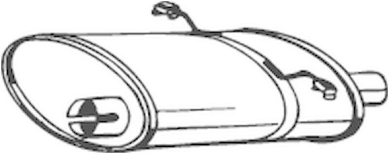 BOSAL Endschalld&auml;mpfer 235-007