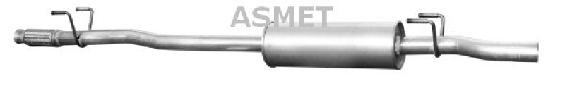 ASMET Centre Muffler