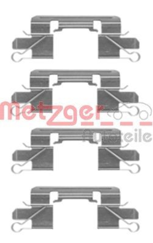 METZGER Zubeh&ouml;rsatz, Scheibenbremsbelag GREENPARTS 109-1769